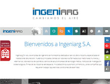 Tablet Screenshot of ingeniarg.com
